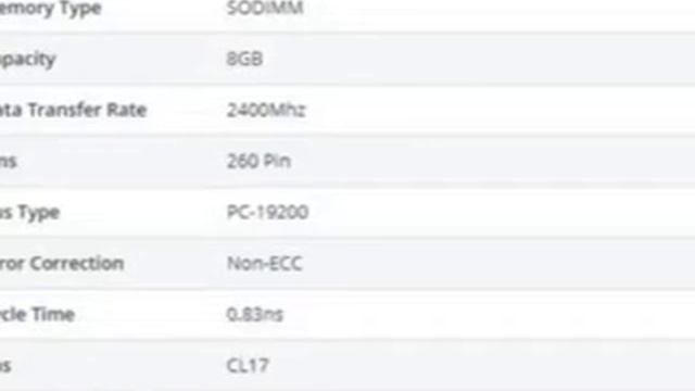 HMA81GS6AFR8N-UH Hynix 8GB PC4-19200 DDR4-2400MHz non-ECC Unbuffered CL17 260-Pin SoDimm 1.2V смотреть онлайн