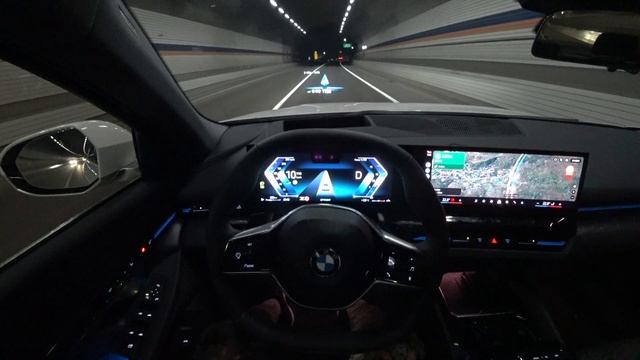 2024 BMW 520i POV Night Drive