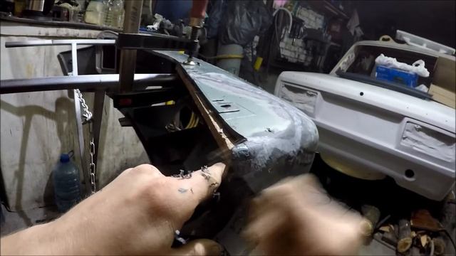 Ремонт бампера.Полный цикл,от пайки до покраски.Soldering bumper смотреть онлайн