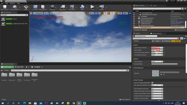 Ue4 4.26 объемные облака /UE4 Volumetric Clouds / облака в играх / разработка игр unreal engine 4 смотреть онлайн