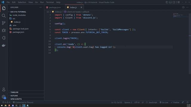 Discord.js v14 - Listening and Handling Events смотреть онлайн