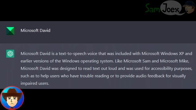 Microsoft Sam uses ChatGPT смотреть онлайн