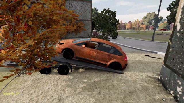 FOUND AN ABANDONED RUSTY Citroën C4 - BeamNG.drive смотреть онлайн