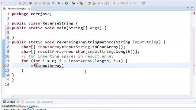 java program to reverse a given string with preserving the position of spaces by java temple смотреть онлайн