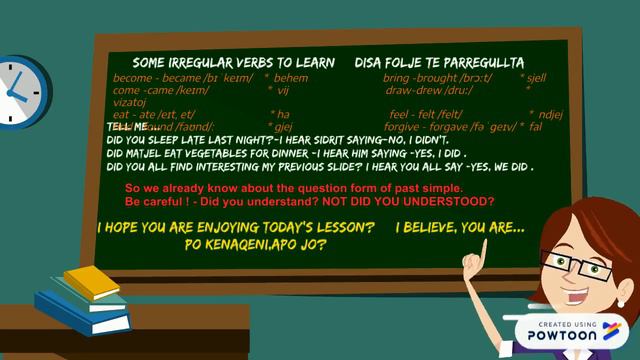 Learning Past simple through poems смотреть онлайн