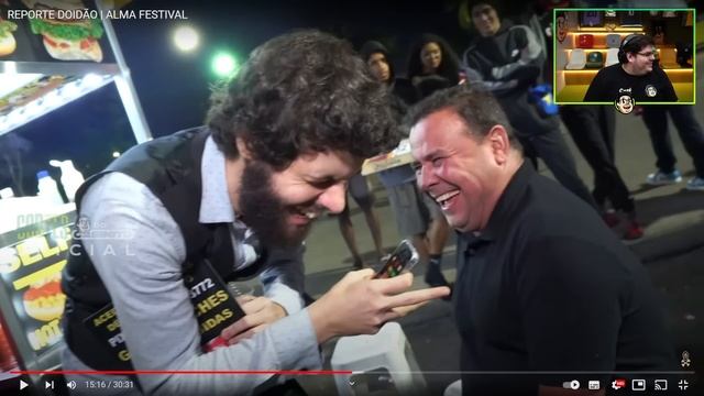 CASIMIRO REAGE AO DIOGO DEFANTE: REPÓRTER DOIDÃO NO ALMA FESTIVAL | Cortes do Casimito смотреть онлайн