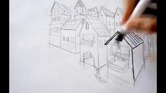 Perspective Sketching - The Village смотреть онлайн