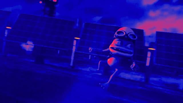 crazy frog | sunset fx | weird audio & visual effects | reverse version | ChanowTv смотреть онлайн
