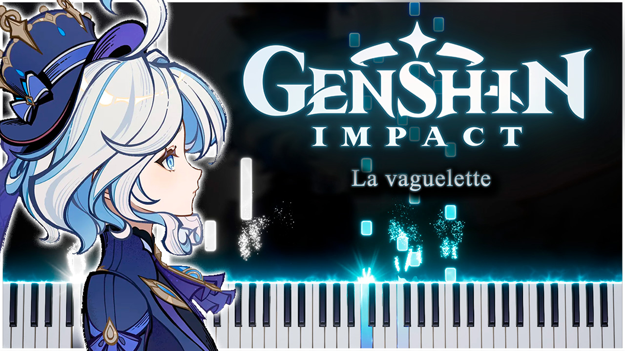 La vaguelette (Genshin Impact) 【 КАВЕР НА ПИАНИНО 】 смотреть онлайн