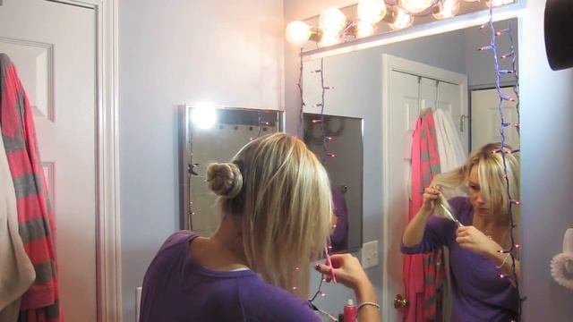 52 Weeks of Beauty - 2013 Week 9 - Tape In Hair Extensions: Blow Dry, Layer, Style Hair Tutorial! смотреть онлайн