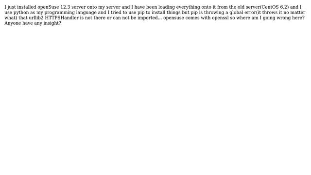 python urllib2 HTTPSHandler error смотреть онлайн