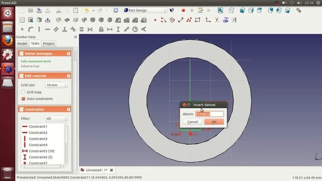 FreeCAD Tutorial - Part Design tool смотреть онлайн