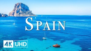FLYING OVER SPAIN (4K UHD)- Amazing Beautiful Nature Scenery with Relaxing Music - 4K VIDEO ULTRA HD