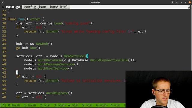 Building the backend server for a messaging app using Golang - Part 5 | Twitch stream смотреть онлайн