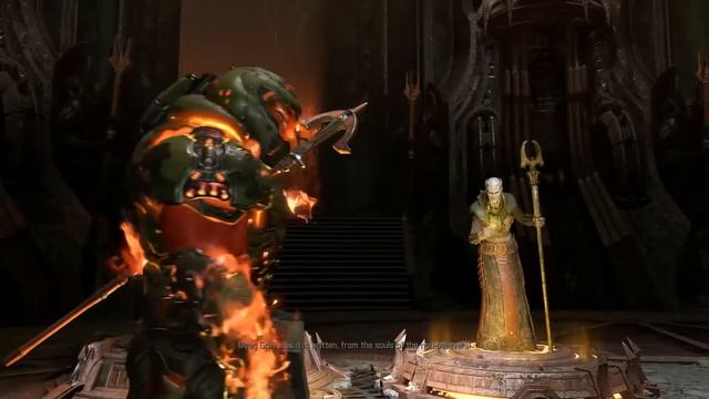 DOOM Eternal: The Slayer Meets Hell Priests Cinematic Cutscene HD смотреть онлайн