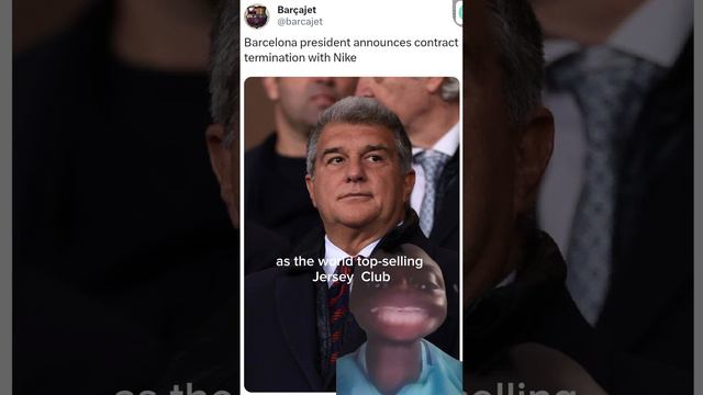 Barcelona president announces contract termination with Nike смотреть онлайн