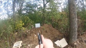 Травмат Гроза-01. Тест на пробитие. Провальный)))