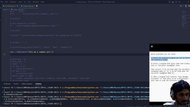 The Joy of Computing using Python | Week 4 смотреть онлайн