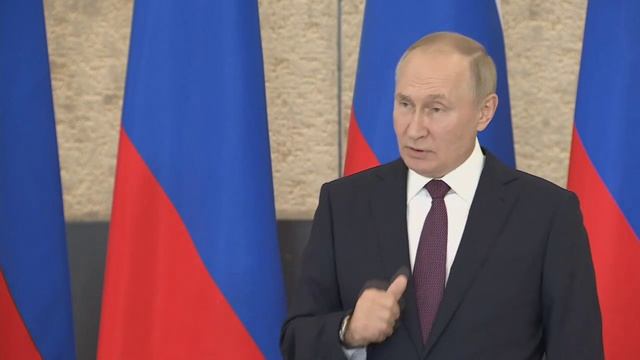 Владимир Путин о специальной военной операции смотреть онлайн