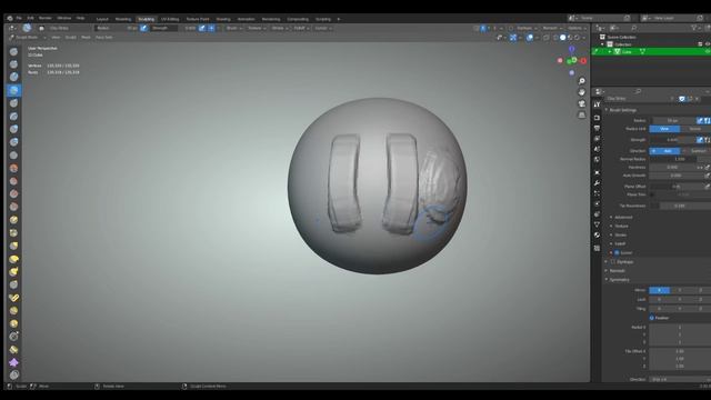 Sculpting Mode Mirror / Symmetry In Blender ( Fix Bad Symmetry ! ) #shorts