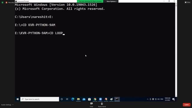 Python Programming | 03 03 22 | New Batch | New Course