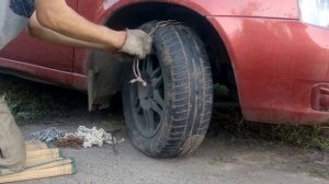 Простые самодельные антипробуксовочные браслеты противоскольжения своими руками