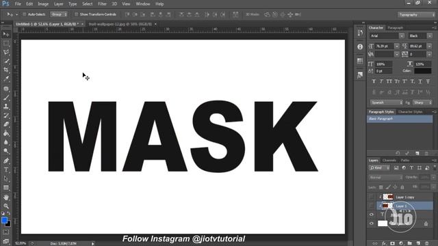 3 CARA MEMASUKKAN GAMBAR KE DALAM TEKS DI PHOTOSHOP смотреть онлайн