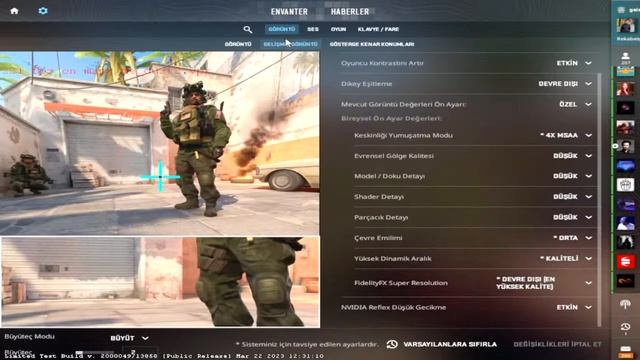 XANTARES CS2 GÖRÜNTÜ AYARLARI! / XANTARES CS2 SETTİNGS