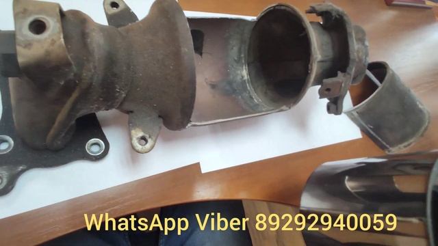 Honda Accord 8 ,  2.4 двигатель K24Z3 катализатор  размер пламегасителя