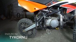 как занизить высоту по седлу эндуро мотоцикла или питбайка, или как сделать ниже мотоцикл