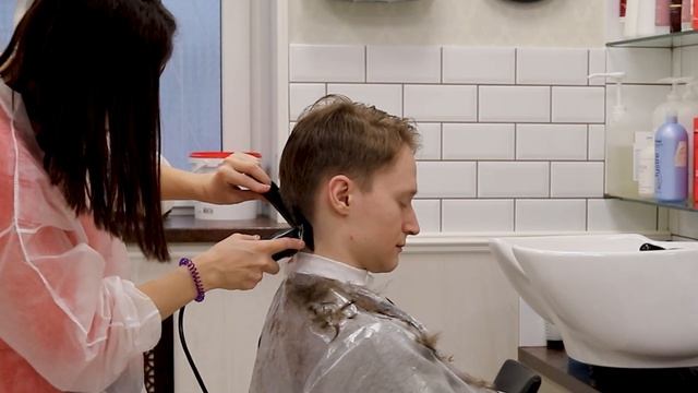 Классическая мужская стрижка смотреть онлайн