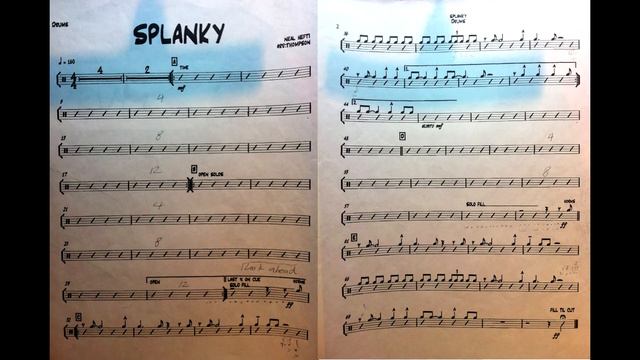 Sight reading for Drummers Splanky Count Basie смотреть онлайн