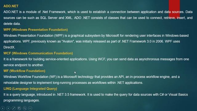 Introduction to .Net framework - C#.Net Complete Course in Telugu - Lesson 1 смотреть онлайн