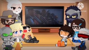 Overwatch reacts to Team Fortress 2 |episode 11: Mann vs Machine|