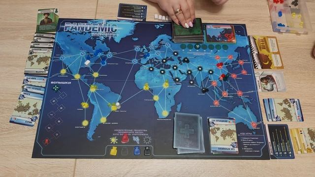 Let's play!! Настольная игра "Pandemic"/"ПАНДЕМИЯ" ~ 4K смотреть онлайн