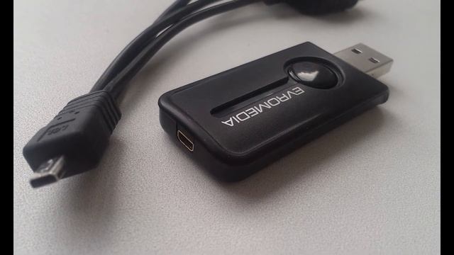 USB Video Capture Dongle For MAC & Windows, EvroMedia With CyberLink Soft.