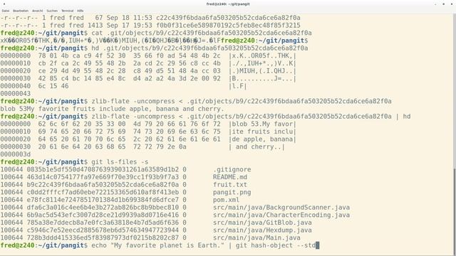 git plumbing: Staging a virtual file with hash-object and update-index (ls-files zlib-flate restore смотреть онлайн
