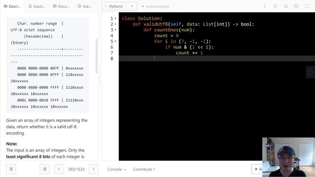 393. UTF-8 Validation | Korean | Medium смотреть онлайн