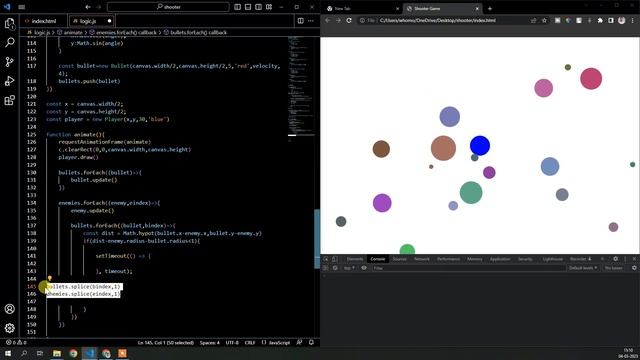 How to make a Shooting Game using HTML5 & Javascript #5 | Javascript Game Development смотреть онлайн
