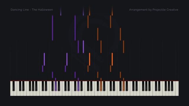 Dancing Line - The Halloween // Custom Arrangement (Synthesia Tutorial + MIDI + PDF) смотреть онлайн