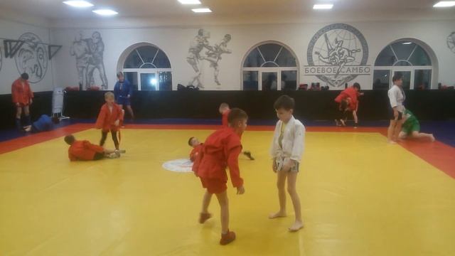 Прикладное боевое самбо. Тренировка детской группы. 2 смотреть онлайн