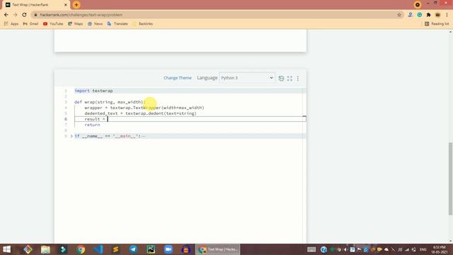 HackerRank Text Wrap problem solution in Python | Python problems solutions | Programmingoneonone смотреть онлайн
