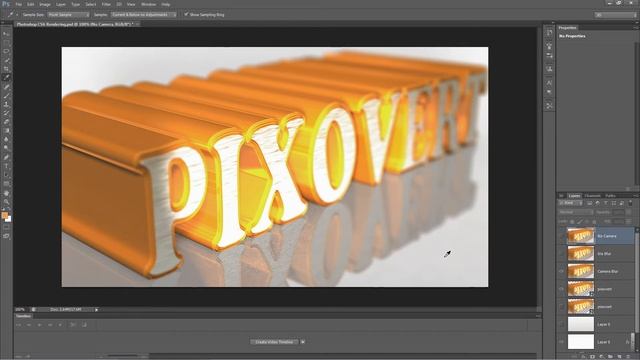Photoshop CS6 - 3D Camera Depth of Field, Rendering and Ray Tracing смотреть онлайн