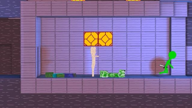 Stickman vs Minecraft ~ 100 DYS SURVIVAL Cartoon / Animation vs Minecraft Stick Man Battle смотреть онлайн