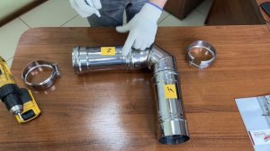 Монтаж дымохода: как правильно установить хомут?