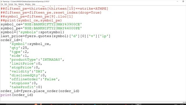 How to Place Stop Loss Limit Order in Fyers API смотреть онлайн
