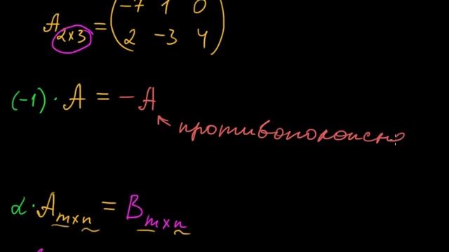 §4 Умножение матрицы на число смотреть онлайн