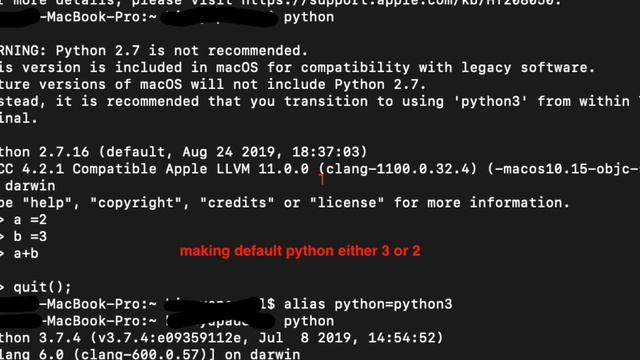 Python - change to default version смотреть онлайн