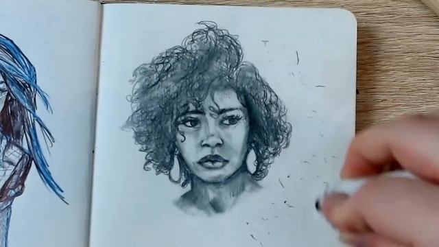 Art Goals 2021: Sketch with Me - Portrait Studies, Moleskine смотреть онлайн