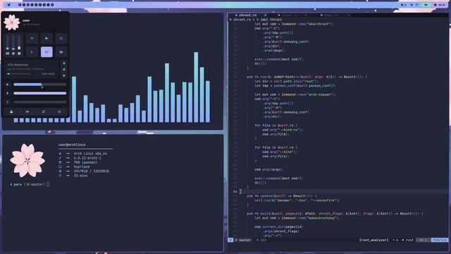 Hyprland Arch Linux Rice смотреть онлайн